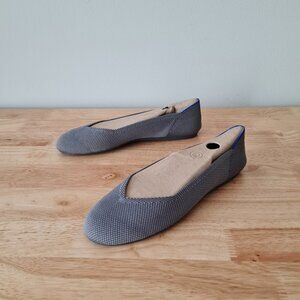 Rothy's Grey Gray The Flat Size 11 Round Toe Slipon Flats